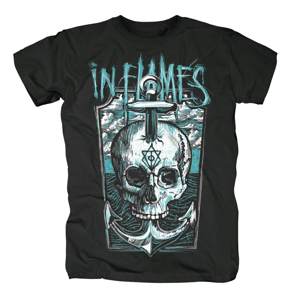 Anchor Skull Blue
