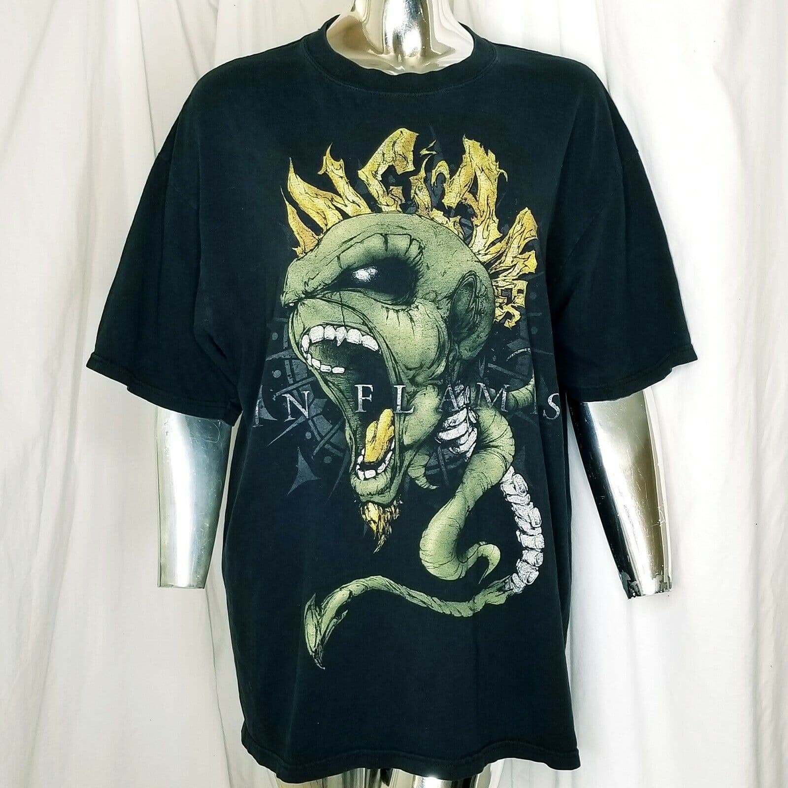 Burning head skull